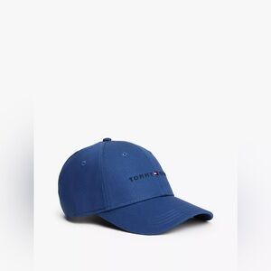 Tommy Hilfiger Embroidered Tommy Logo Royal Blue Adjustable Baseball Cap